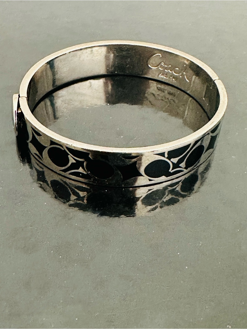 COACH signature bracelet/bangle